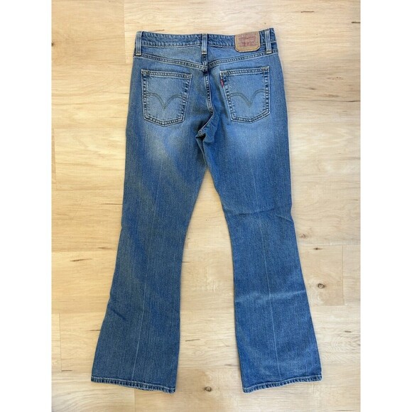 Levi’s 519 Flare Mid-Rise Women’s Retro Y2K Western Jeans Size 9 M - Picture 2 of 6